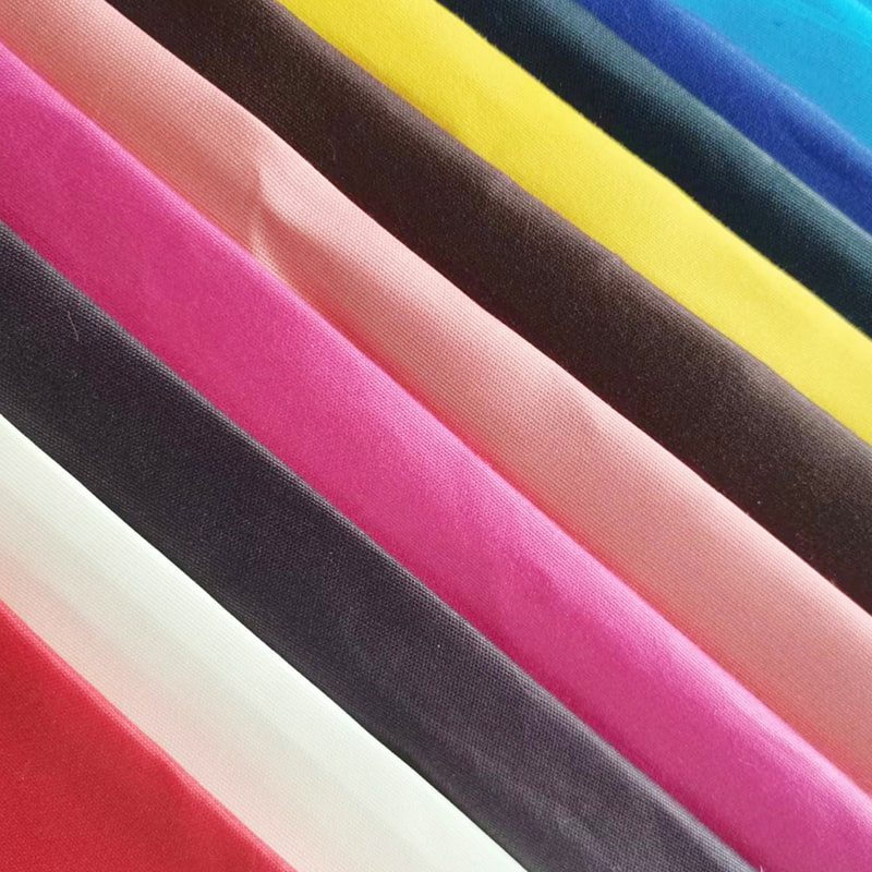 TMIE-08-1-2 85GSM 125cm Vêtements confortables-chemise et tissu de doublure souple 100% polyester Différentes couleurs disponibles Tissu en popeline de polyester poli teint