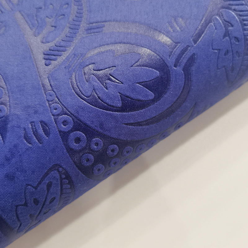TMIE-08-2-3 115GSM 100% Polyester haute densité teint avec motif géométrique en relief Poly popeline tissu