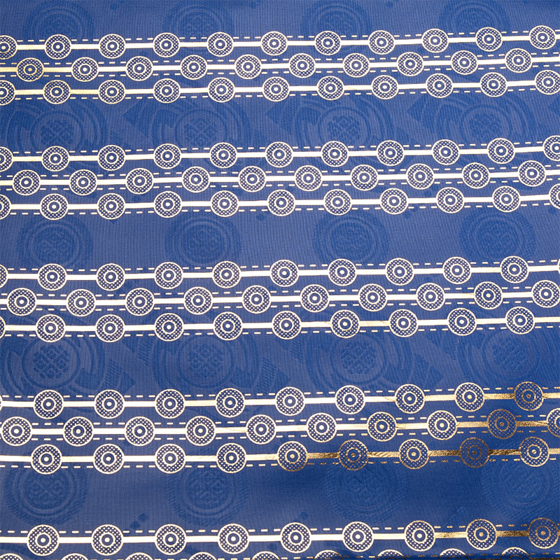 Tissu Bazin doré gaufré en couleurs teintes TMIE-06-5