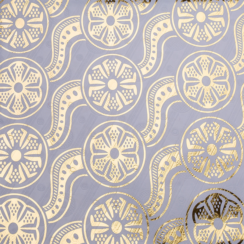 Tissu Bazin doré gaufré en couleurs teintes TMIE-06-5
