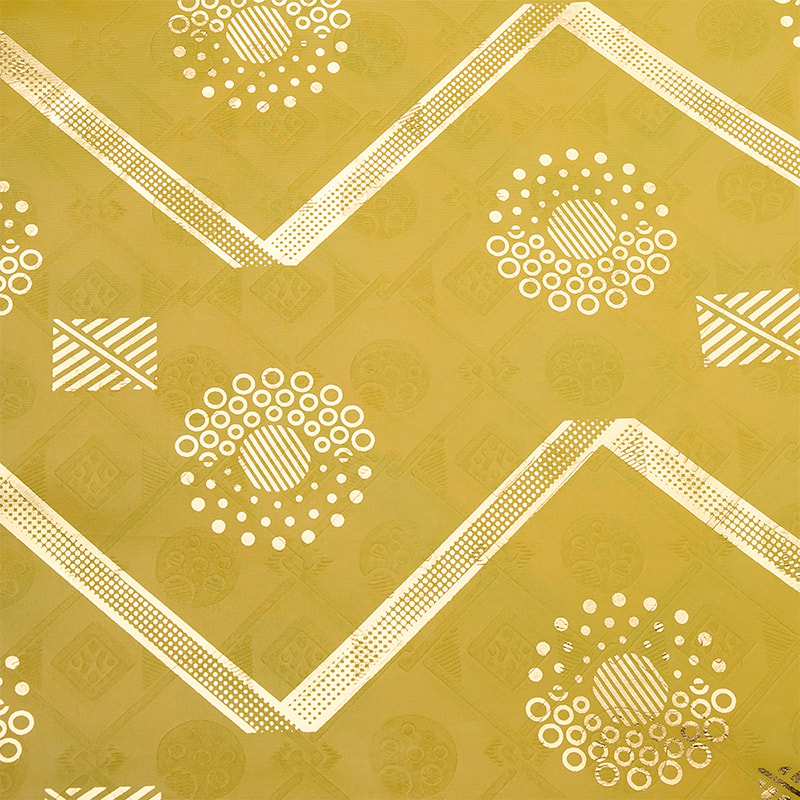 Tissu Bazin doré gaufré en couleurs teintes TMIE-06-5