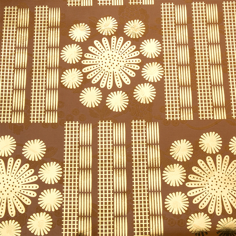 Tissu Bazin doré gaufré en couleurs teintes TMIE-06-5
