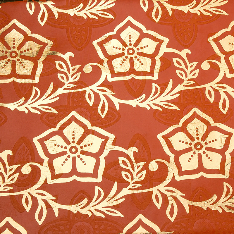 Tissu Bazin doré gaufré en couleurs teintes TMIE-06-5