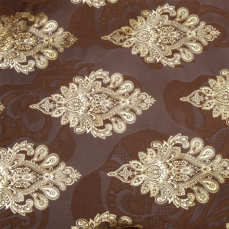 Tissu Bazin doré gaufré en couleurs teintes TMIE-06-5