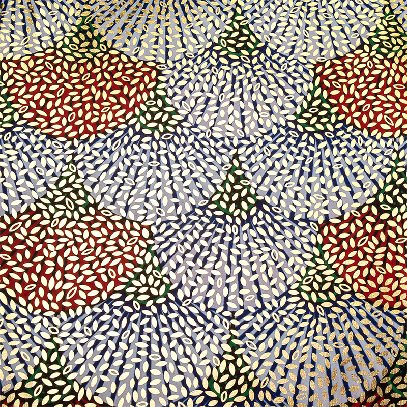 Tissu Bazin doré imprimé TMIE-06-6