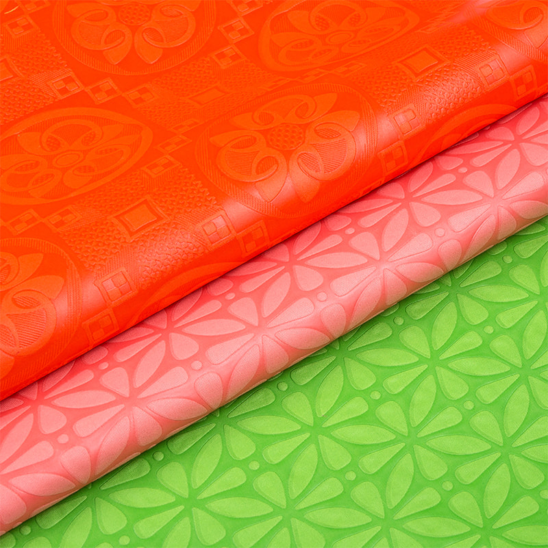 Tissu Bazin gaufré en couleurs teintes TMIE-06-4
