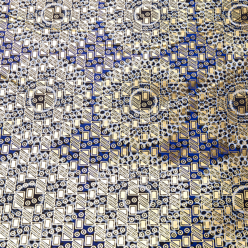 Tissu Bazin doré imprimé TMIE-06-6