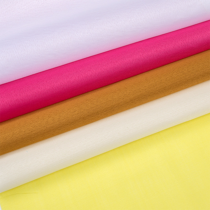 Tissu popeline en Polyester léger, TMIE-08-5-1 CM de largeur, 65 g/m², couleur personnalisée et plus de 100 couleurs, doublure teinte