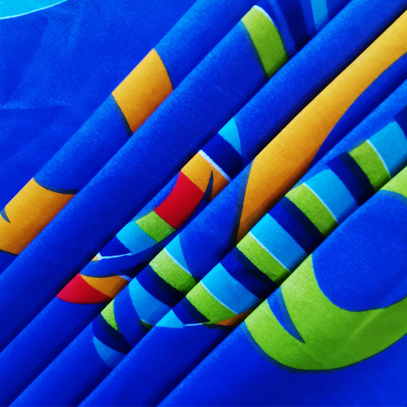 Tissu léger de drap de lit tissé uni de polyester de conception d'impression de colorant de TMIE-10-5 65GSM