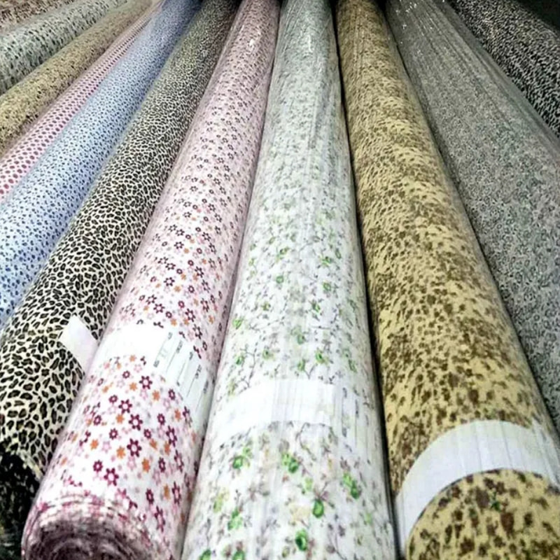 Tissu léger en popeline de polyester imprimé personnalisé, TMIE-08-3-1, 115CM de largeur, 110GSM
