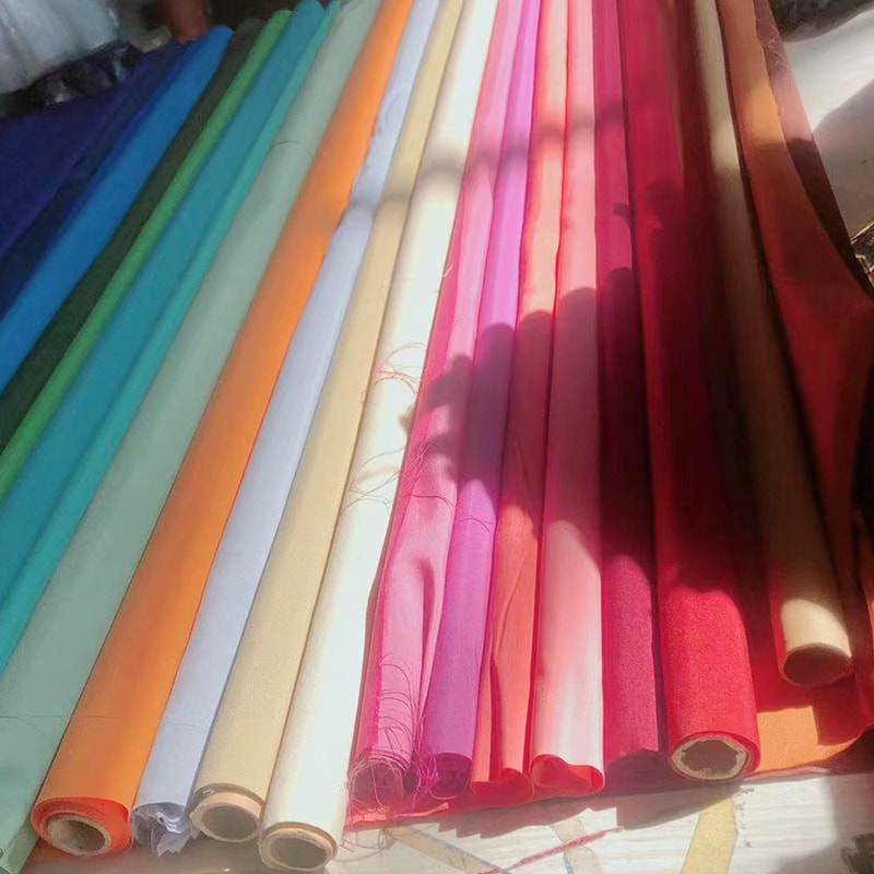 Tissu popeline en Polyester léger, TMIE-08-5-2 CM de largeur, 75 g/m², couleur personnalisée et plus de 100 couleurs, doublure teinte