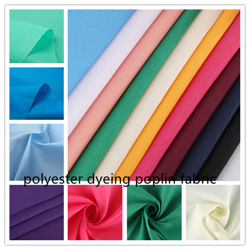 Tissu popeline en Polyester léger, TMIE-08-5-2 CM de largeur, 75 g/m², couleur personnalisée et plus de 100 couleurs, doublure teinte