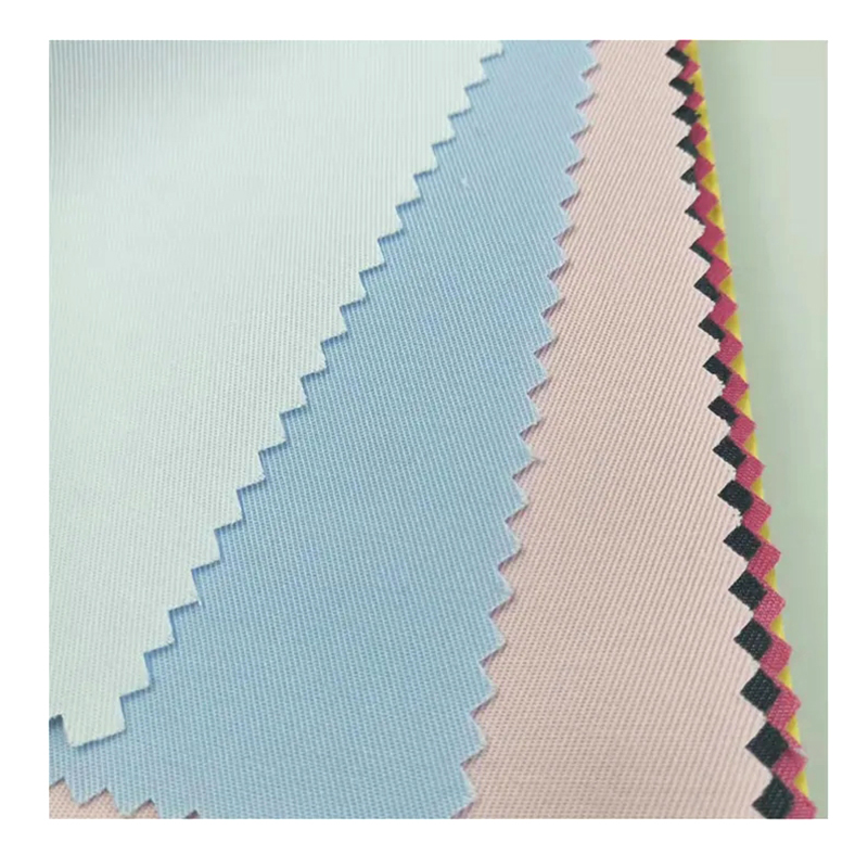 Tissu de sergé de popeline de polyester de couleurs teintes par 115GSM du poids moyen de TMIE-08-4-2