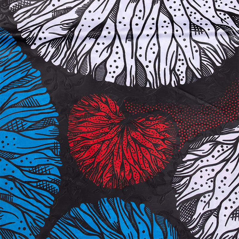 Tissu de largeur étroite de TMIE-06-2 haute densité 85gsm 90gsm 100gsm 105gsm 110gsm, tissu de cire gaufré pour impression en Polyester