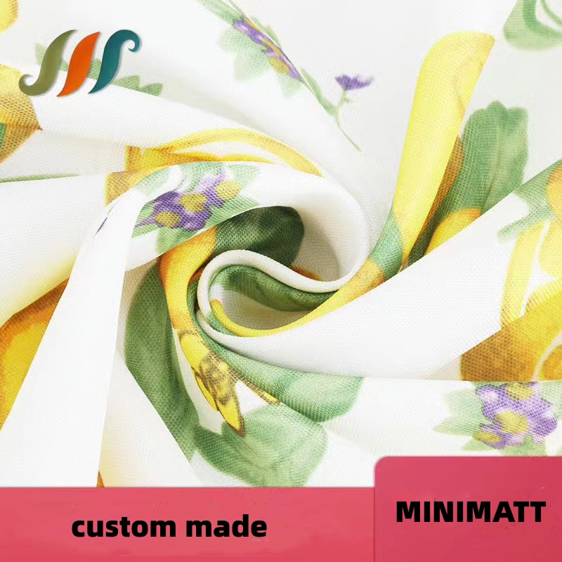 TMIE-03-2-5 Tissu en polyester minimat d'impression 150 GSM